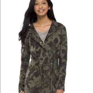 Camo Floral Green Military Jacket